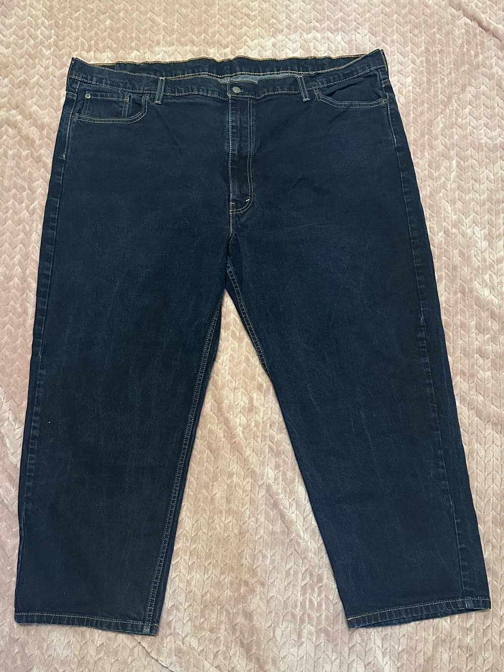 Levi's 550 Relaxed Fit Dark Blue Men's Jeans Size W52 L29